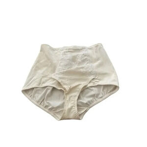 Olga 41207 vintage Satin Floral Lace Briefs Underwear Panties Size XXL